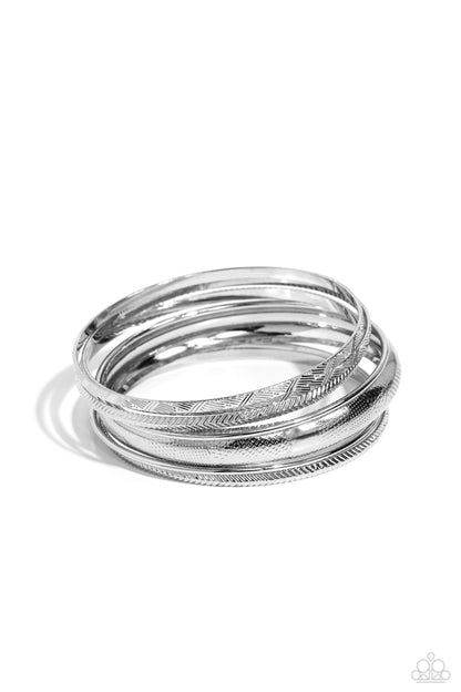 Paparazzi - Stackable Stunner - Silver