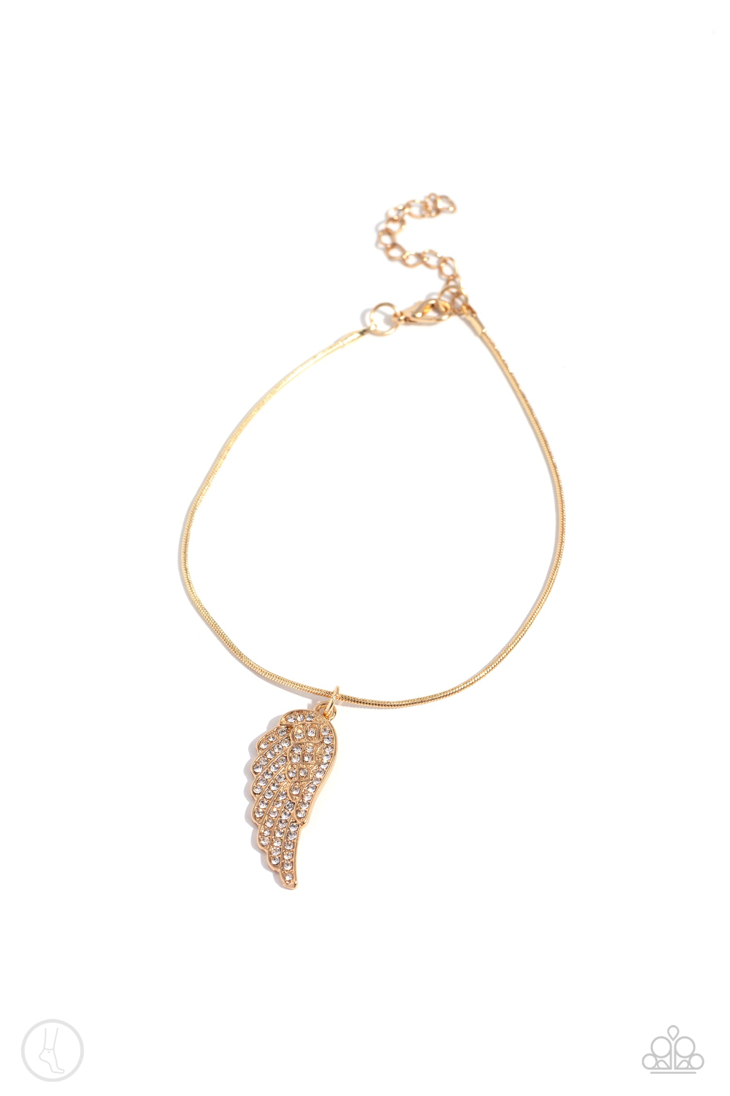Paparazzi - Angelic Accent - Gold Anklet