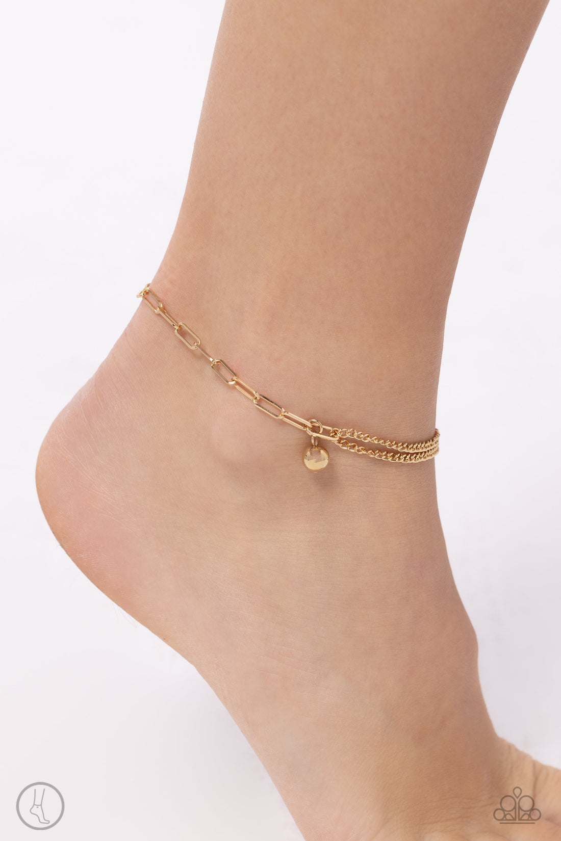 Paparazzi - Solo Sojourn - Gold Anklet